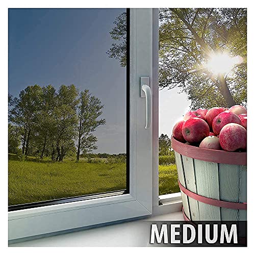 BDF EXS35 Exterior Window Film Glare and Sun Control Reflective Silver 35 (Medium) - 24in X 50ft - Image 4