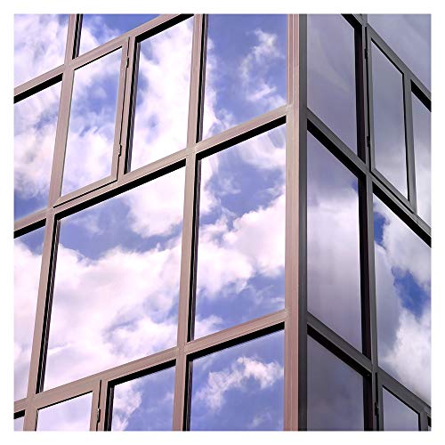 BDF EXS35 Exterior Window Film Glare and Sun Control Reflective Silver 35 (Medium) - 24in X 50ft - Image 1