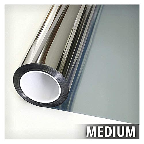 BDF EXS35 Exterior Window Film Glare and Sun Control Reflective Silver 35 (Medium) - 24in X 50ft - Image 3