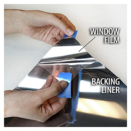 BDF EXS35 Exterior Window Film Glare and Sun Control Reflective Silver 35 (Medium) - 24in X 50ft - Image 5