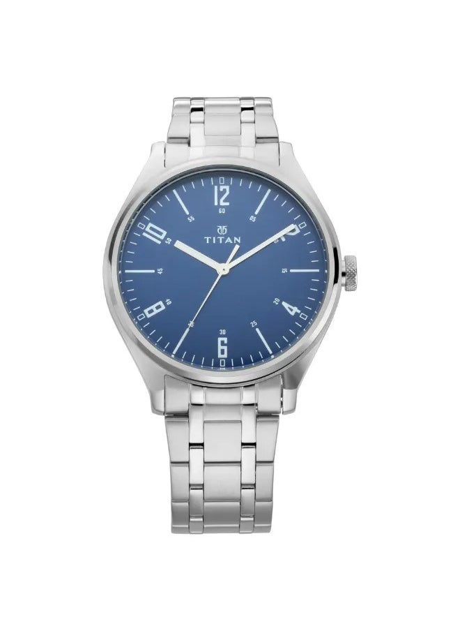 TITAN Men's Analog Round Shape Metal Wrist Watch - 1802SM02 - 48 Mm  - Image 1