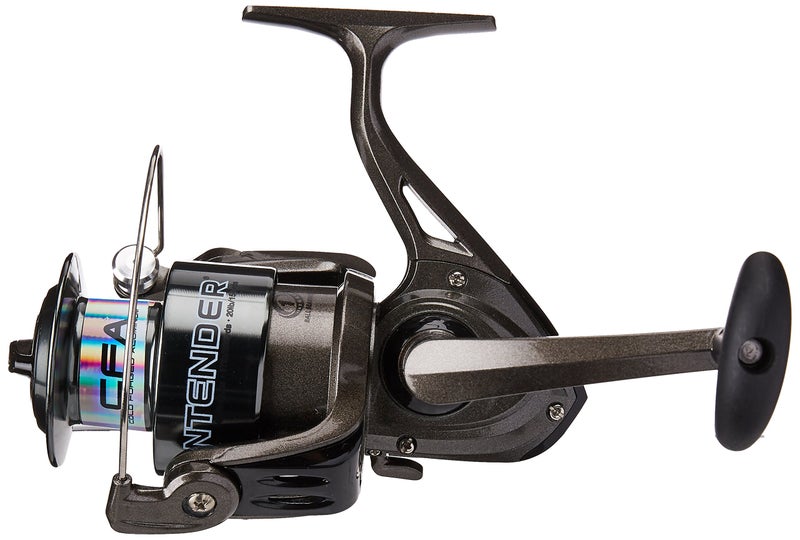 Shakespeare Contender Spinning Fishing Reel, Size 20, Instant Anti-Reverse, Oil Felt Front Drag System, Durable Aluminum Spool - Image 2