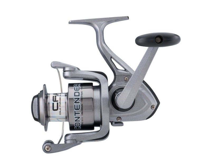 Shakespeare Contender Spinning Fishing Reel, Size 20, Instant Anti-Reverse, Oil Felt Front Drag System, Durable Aluminum Spool - Image 3