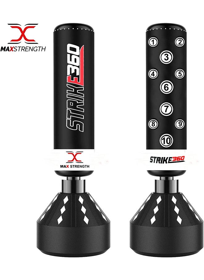 Max Strength Kickboxing Freestanding Boxing Punching Bag 5.5feet (168cm)  - Image 2