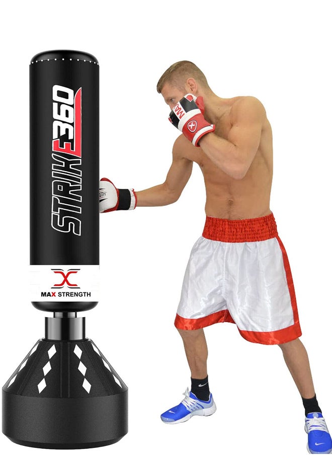 Max Strength Kickboxing Freestanding Boxing Punching Bag 5.5feet (168cm)  - Image 1