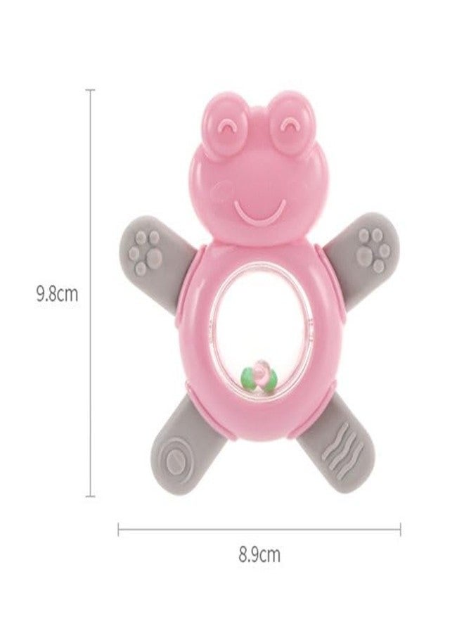 Moppets Infant Animal Shape Silicone Bite Rattleteethers/Gum Massagers (Pack Of 3), Multicolor - Image 5