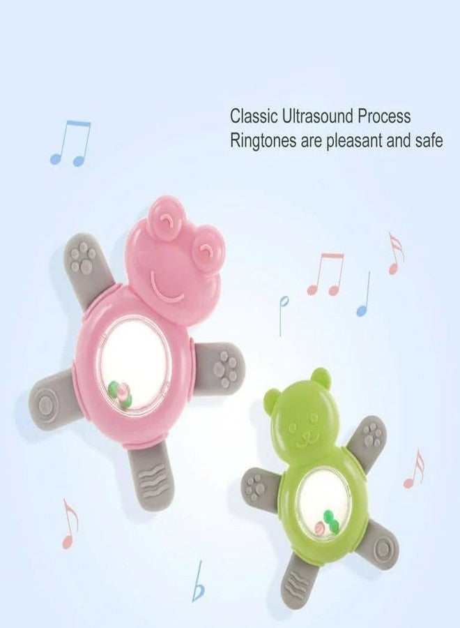 Moppets Infant Animal Shape Silicone Bite Rattleteethers/Gum Massagers (Pack Of 3), Multicolor - Image 2