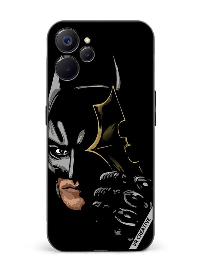 VR CREATIVE Protective Case Cover For Realme 10 5G Batman Black Design Multicolour - Image 1