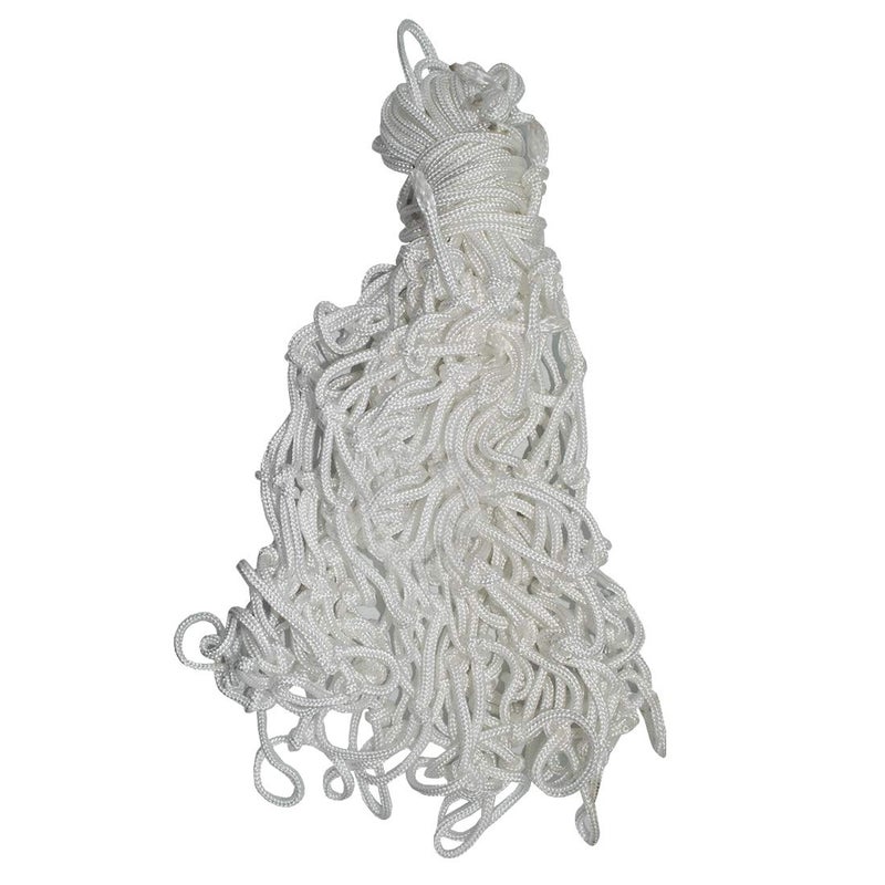 TRIUMPH Basket Ball Net BB-105-E White Nylon Tournament Quality Extra Thick Silky Thread Basketball Nets 1 Pair - Image 1