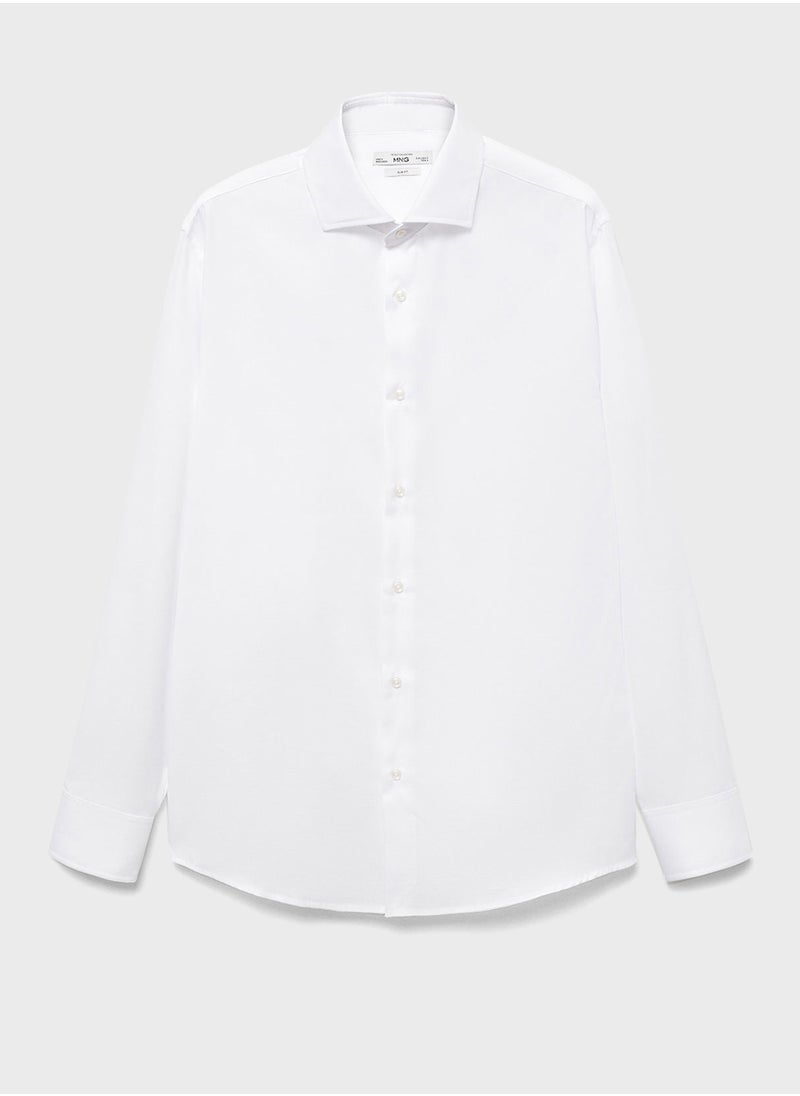 Mango Man Essential Regular Fit Shirt  - Image 5