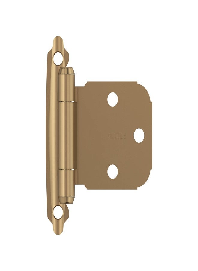 Amerock BPR7629CZ | Cabinet Hinge | Variable Overlay Self Closing Face Mount | Champagne Bronze | Kitchen Cabinet Door Hinge | 1 Pair/2 Pack | Functional Hardware - Image 1