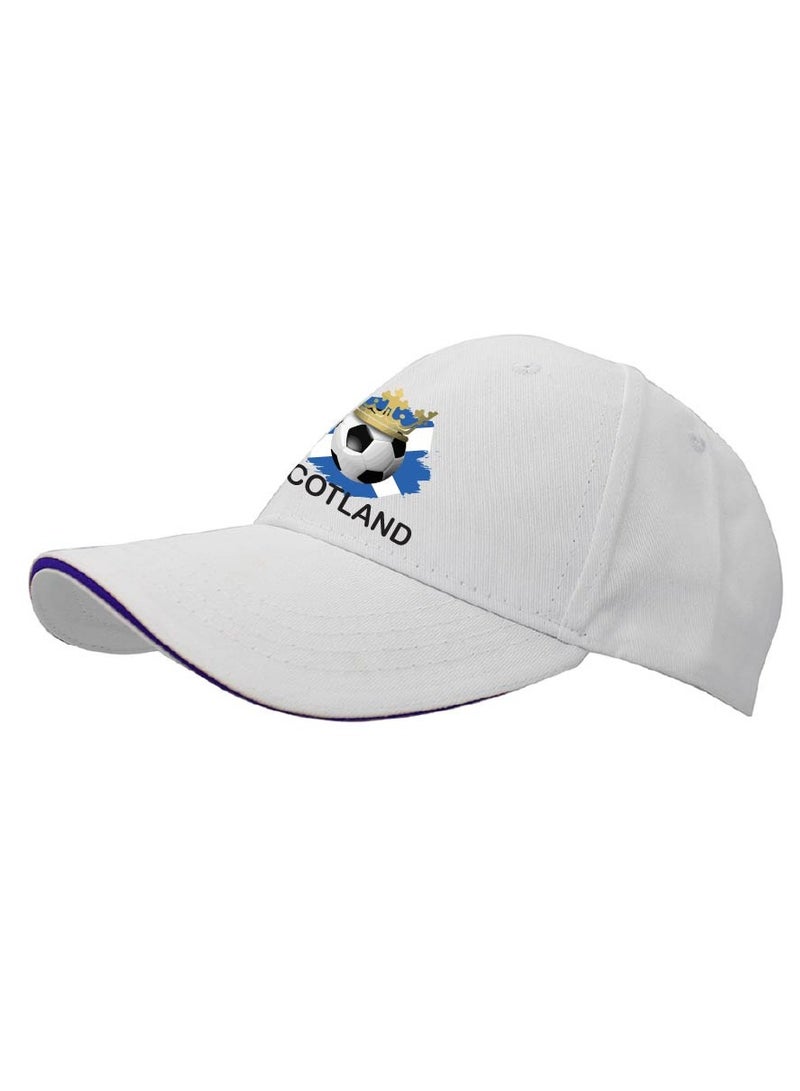 PRINTSHOP4ME Scotland Unisex Adult Football Cap for Both Men and Women With Metal Adjustable Buckle Closure - Perfect for Football Fans, Match Days, Outdoor Activities, and Everyday Wear - Image 2
