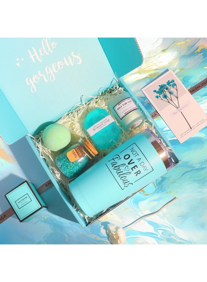 HSEAMALL Best Seller Gifts Basket for Women - Birthday Gifts for Women, Relaxing Spa Gift Basket Set, Unique Gift Ideas for Women, Gifts for Mom Sister Best Friend Wife, Coworker Teacher Nurse Gifts for Women - Image 5