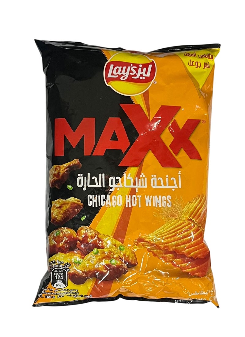 Lay's Hot Wings Potato Chips - Image 1