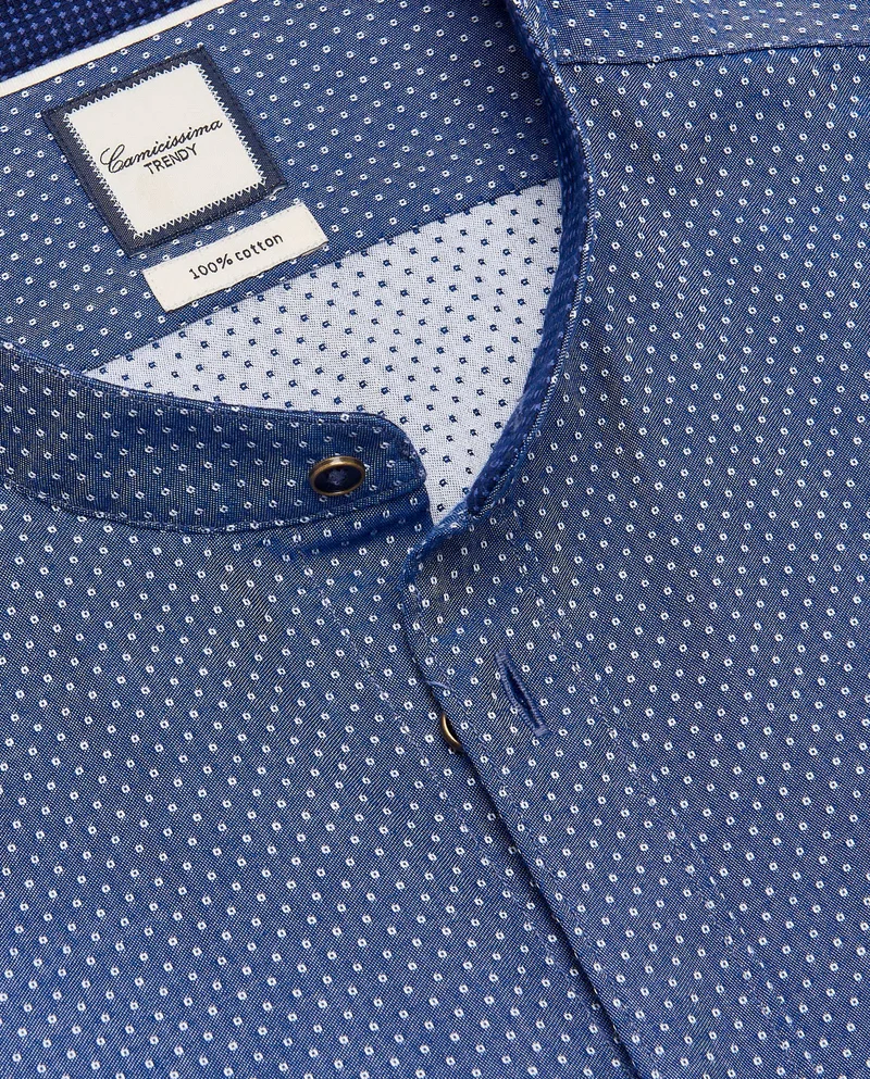 Camicissima Trendy Dark Blue Shirt
