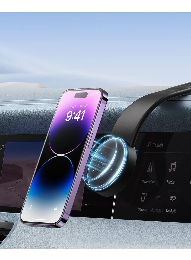 MagSafe Car Mount Suction Cell Stand for Dashboard Windshield Vent,Mobile Accessories for iPhone 16 15 14 13 12 11 pro max  - Image 1