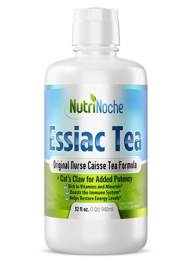 NutriNoche 5-Herb Essiac Tea - 32oz (30-Day Supply) - Ready to Drink Botanical Tonic with Organic Cat's Claw, Burdock Root, Sheep Sorrel, Slippery Elm, and Indian Rhubarb - Made in USA - Image 1