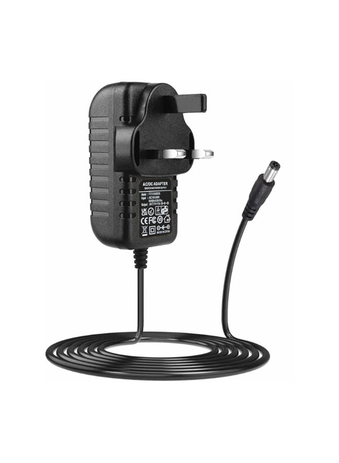 Fukukawa 24V 1A AC/DC Power Adapter Charger UK Plug for LED Strip, CCTV Camera, Router, Monitor, Speaker, Drifting Scooter - Image 1