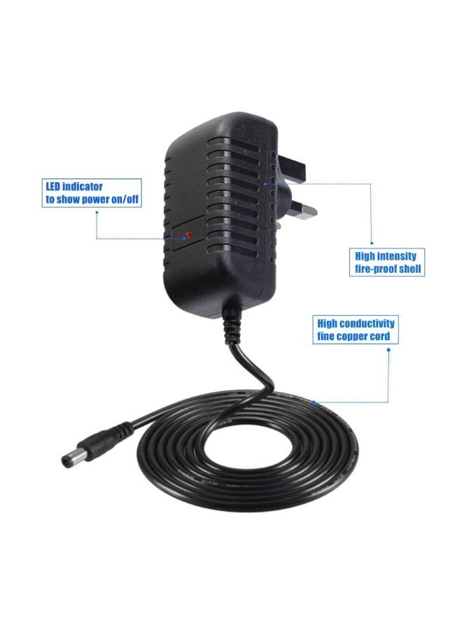 Fukukawa محول طاقة 24 فولت 1 أمبير AC/DC شاحن قابس UK مناسب لشرائط LED وكاميرات المراقبة والراوتر والسكوتر الكهربائي - Image 5