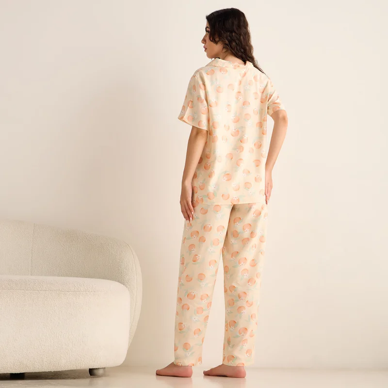 Splash FAV Printed Shirt with Pyjama Set