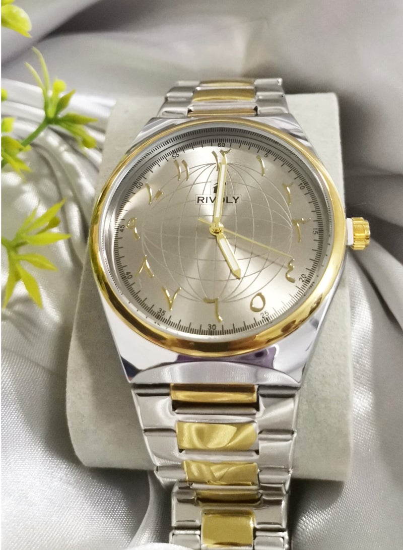 ريفولي ساعة رجال عصرية ستانلس استيل ضد الماء - Image 1