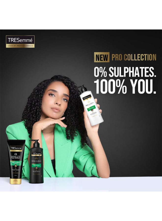 TRESemmé Pro Curls Conditioner, with Porosity Balance™ & Shea Butter, free from sulphates, parabens & dyes, 250ml - Image 3