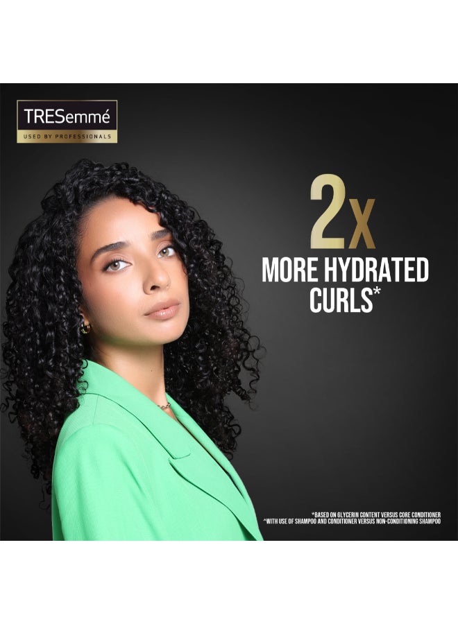 TRESemmé Pro Curls Conditioner, with Porosity Balance™ & Shea Butter, free from sulphates, parabens & dyes, 250ml - Image 5