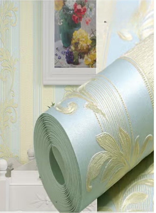 KUYING Striped Pattern Living Room Wallpaper 