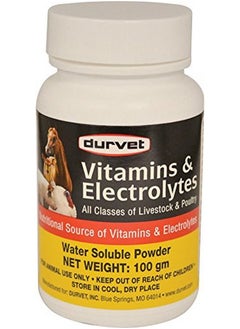 Durvet Durvet 698468 Vitamins & Electrolytes for Livestock & Poultry 100G  - Image 2