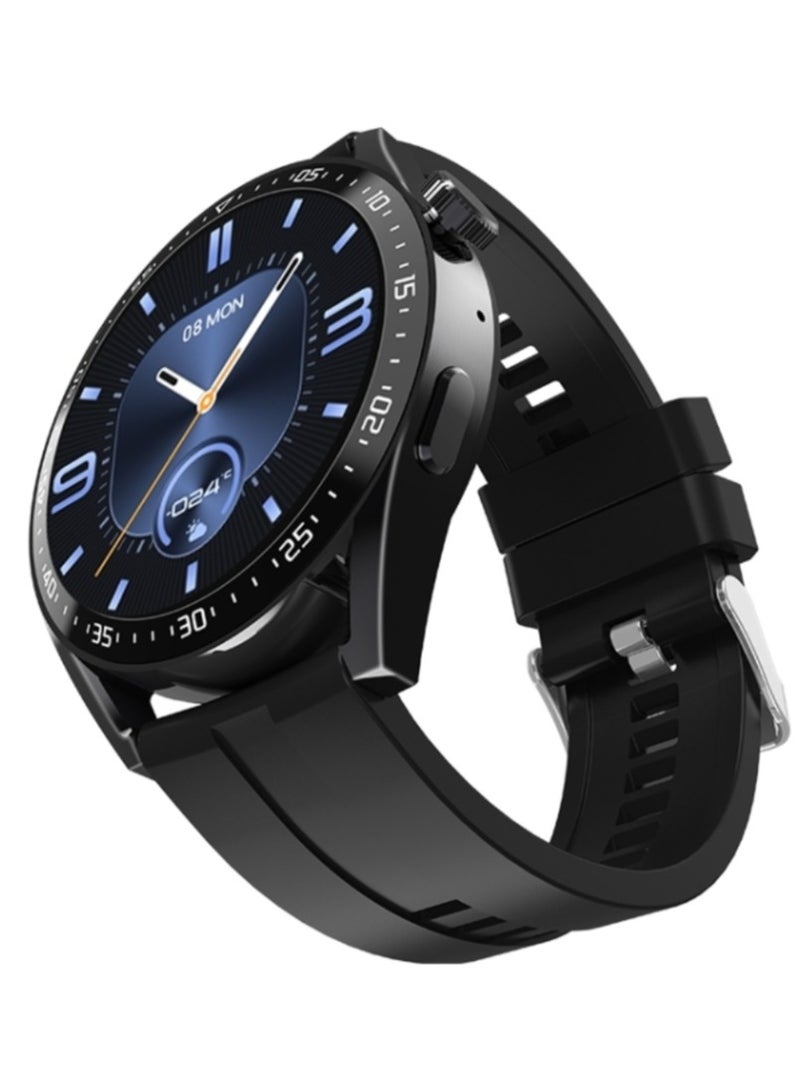 AROAQ 2 Pcs EC33 Pro 1.48 inch Color Screen Smart Watch,Support Heart Rate Monitoring / Blood Pressure Monitoring(1 Black And 1 Gray)  - Image 2