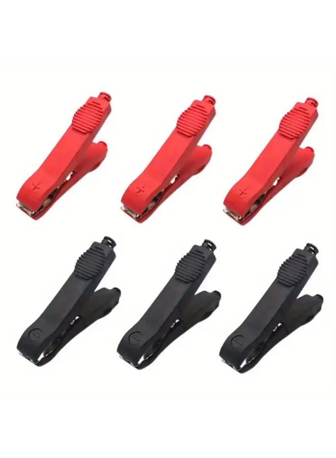 قطعتان من ملاقط التمساح المعزولة 35 أمبير لاختبار السيارات الكهربائية وتوصيل البطارية - Image 4