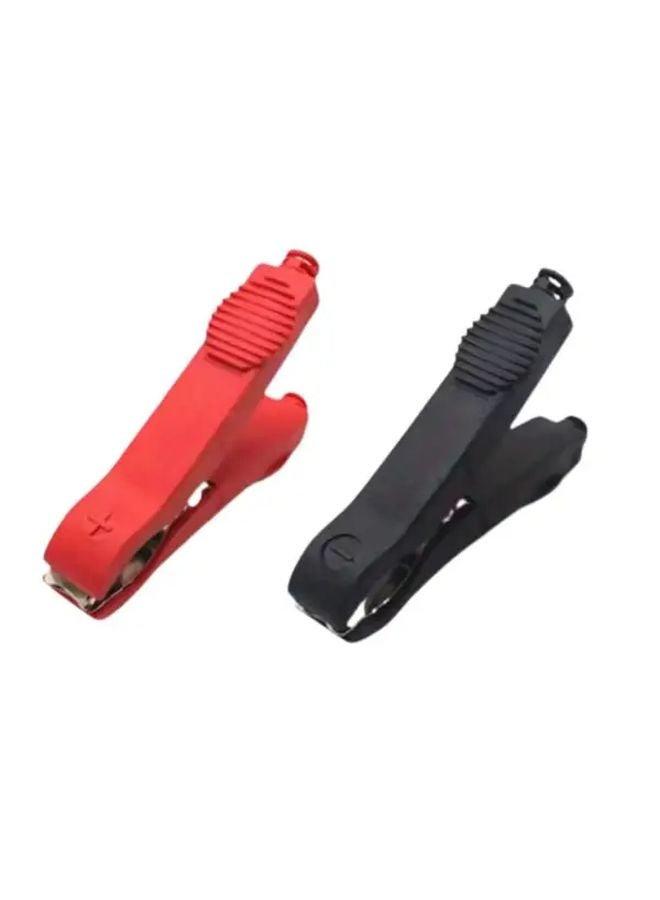 قطعتان من ملاقط التمساح المعزولة 35 أمبير لاختبار السيارات الكهربائية وتوصيل البطارية - Image 1