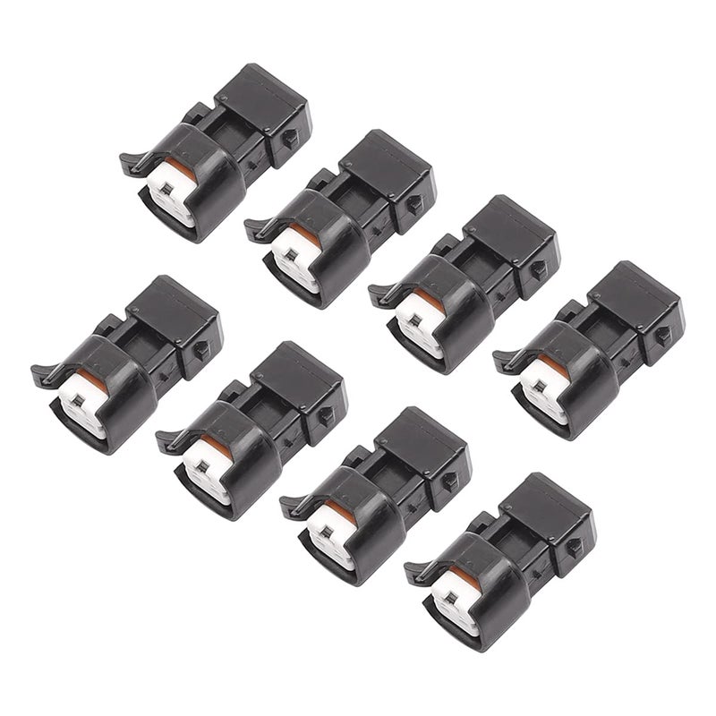 CE Centaurus Electronics CENTAURUS 8pcs Fuel Injector Adapter Connector Kit Replacement for EV1 to USCAR EV6 EV14 LS1 LS2 LS3