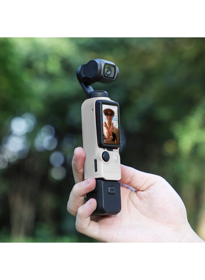 سني لايف حافظة سيليكون لجهاز Sunnylife Osmo Pocket 3 - حماية مقاومة للسقوط وإكسسوارات لكاميرا الجيب - Image 3