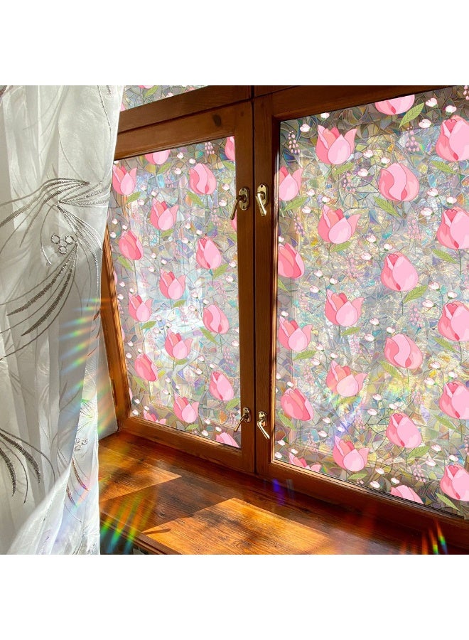 1pcs Non-Adhesive Window Privacy Film, Creative Pattern Static Cling Stickers, Decorative Window Clings，Suitable For Bathrooms And Rooms - Image 4