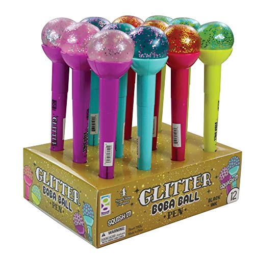Geddes Raymond Geddes Glitter Boba Squishy Top Pen (Pack of 12) - Image 4