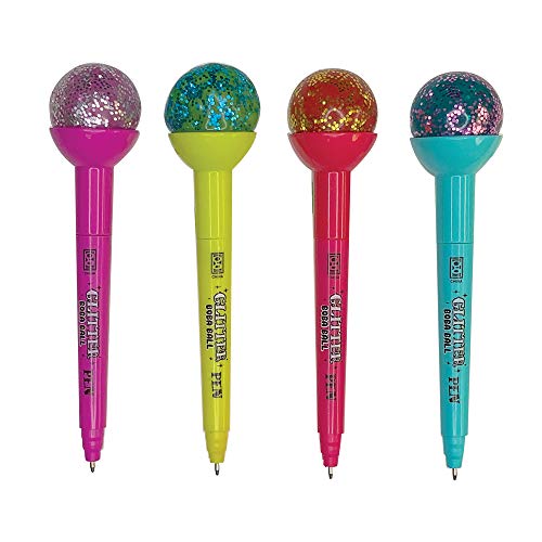 Geddes Raymond Geddes Glitter Boba Squishy Top Pen (Pack of 12) - Image 1