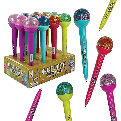 Geddes Raymond Geddes Glitter Boba Squishy Top Pen (Pack of 12) - Image 5