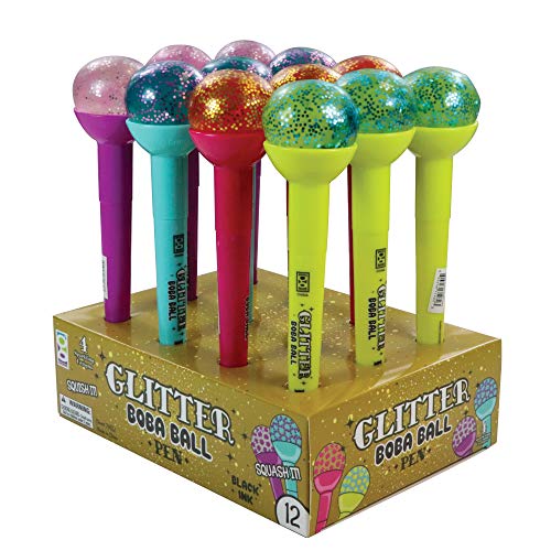 Geddes Raymond Geddes Glitter Boba Squishy Top Pen (Pack of 12) - Image 3