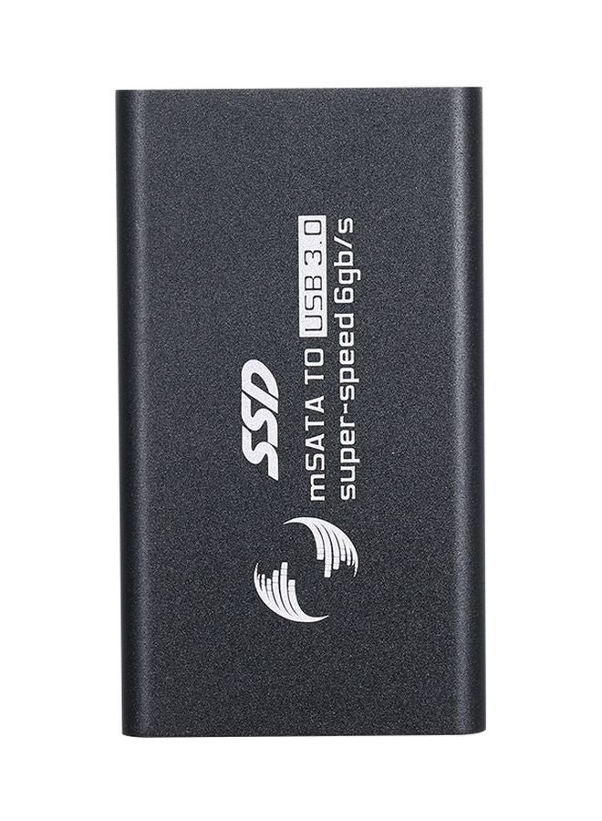 محرك أقراص SSD خارجي من mSATA إلى USB3.0 أسود/ أبيض - Image 1