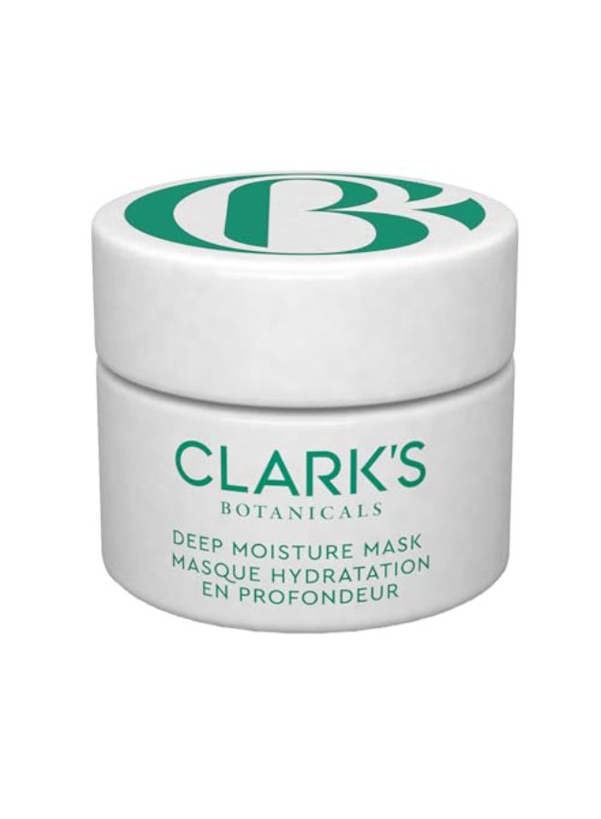 Clark's Botanicals Clarks Botanicals Deep Moisture Mask Targets Dryness Redness Stimulates Collagen 2in1 Moisturizer Mask 17 Fl Oz Pack of 1 - Image 1