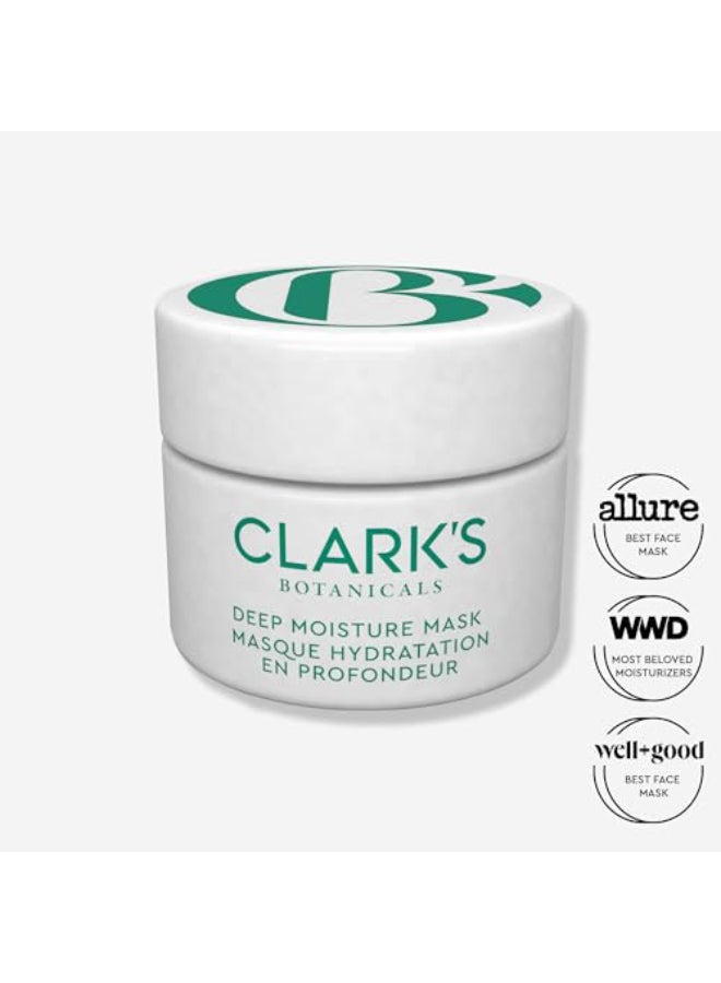 Clark's Botanicals Clarks Botanicals Deep Moisture Mask Targets Dryness Redness Stimulates Collagen 2in1 Moisturizer Mask 17 Fl Oz Pack of 1 - Image 4