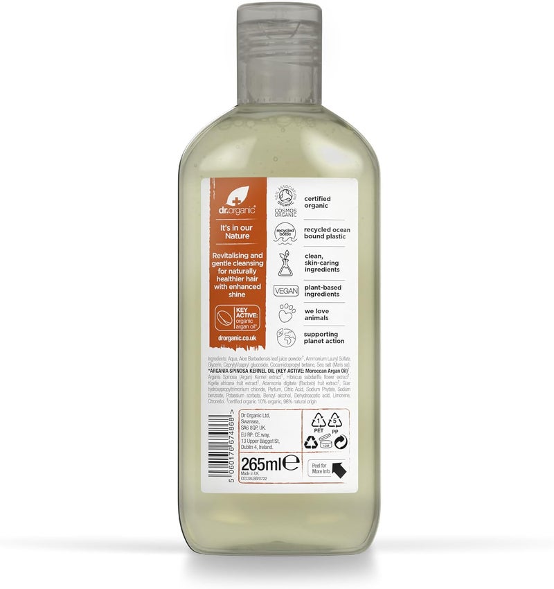 Dr.Organic Moroccan Argan Oil Shampoo, 265 ml - Image 2