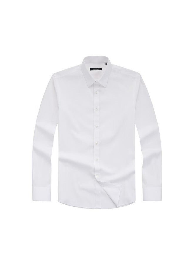 Youngor Dp Non-iron Long Sleeve Shirt Autumn Winter New Business Casual Pure Cotton Oxford Shirt 170048 - Image 2