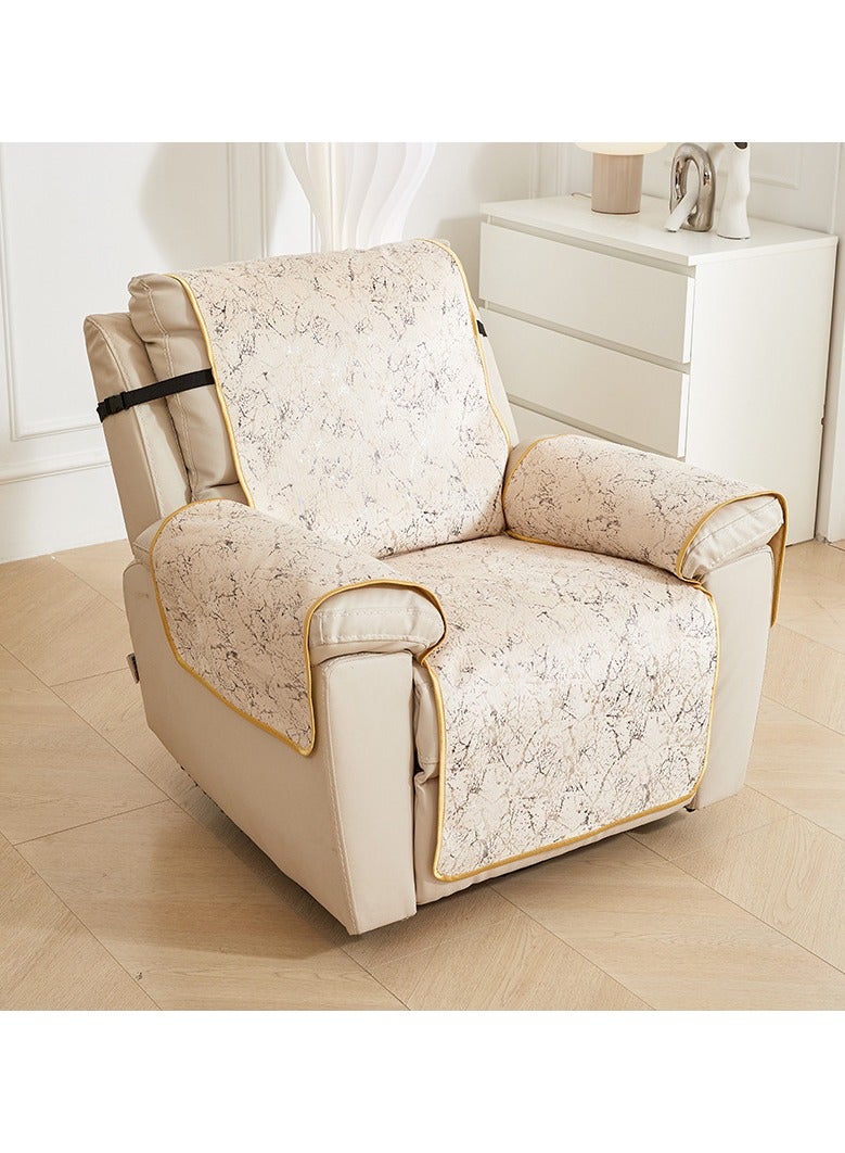 general Electric Function Recliner Sofa Cushion All-season Universal Anti-slip Sofa Armrest Backrest Short Plush Anti-cat Scratch 55X196cm - Image 1