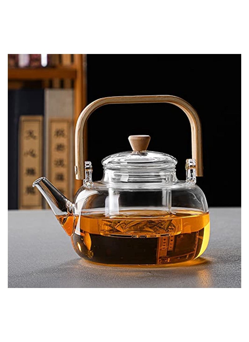 Glass Teapot With Glass Infuser 900ml/30oz Teapot With Strainer For Loose Tea, Stovetop Safe Tea Kettle - pzsku/Z07D09E211C96F0B83C9CZ/45/_/1680494217/60a87e2c-6f2d-43b3-8aa8-b3ed05266886