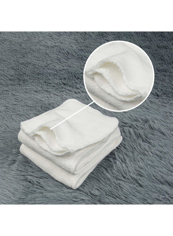 ALVA BABY 12pcs Microfiber Inserts,Soft Cloth Diaper Liner,3-Layer Absorbent Inserts,Reusable Liners for Baby Cloth Diapers 12T - Image 3