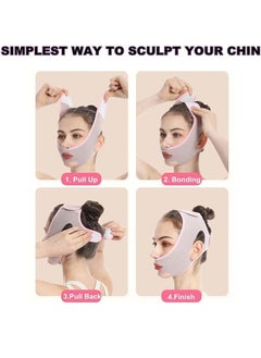 Generic Reusable Face Strap, V Line Lifting Bandage, Beauty Face Sculpting Sleep Mask  - Image 5