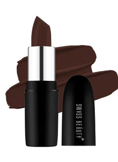 Swiss Beauty Swiss Beauty Pure Matte Lipstick Coffee 3.8g  - Image 1