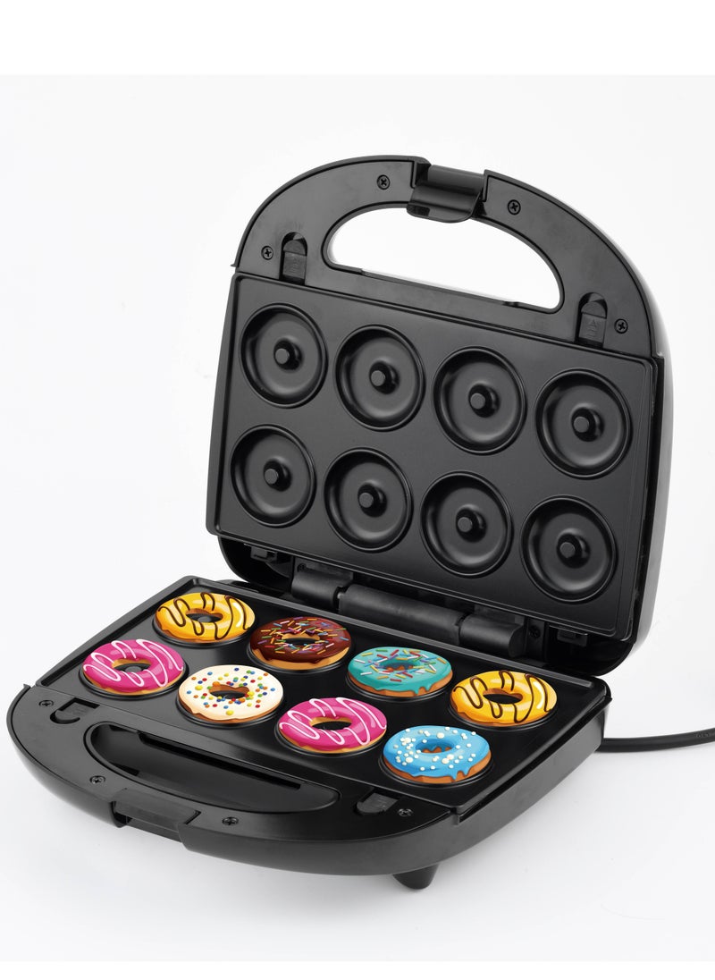 KLIKON 6-In-1 Non-Stick Multi Snacks Maker with Sandwich - Grill - Waffle - Donut - Nutty - Biscuit - Omelette Detachable Plates 850W Black KSM-812  - Image 4